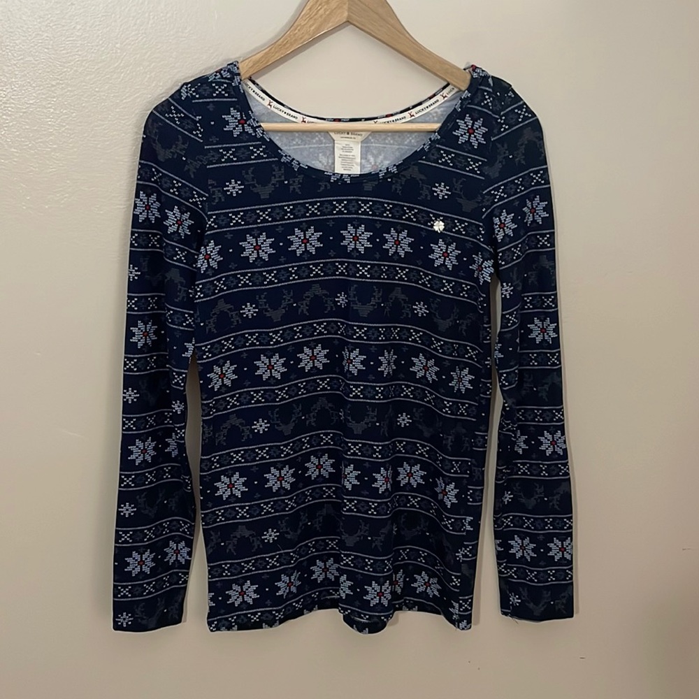 NWOT Lucky Brand Holiday Long Sleeve. Small